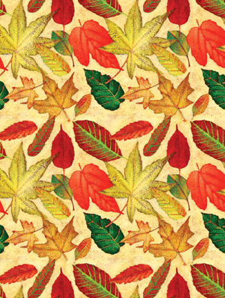 4 textured leaves